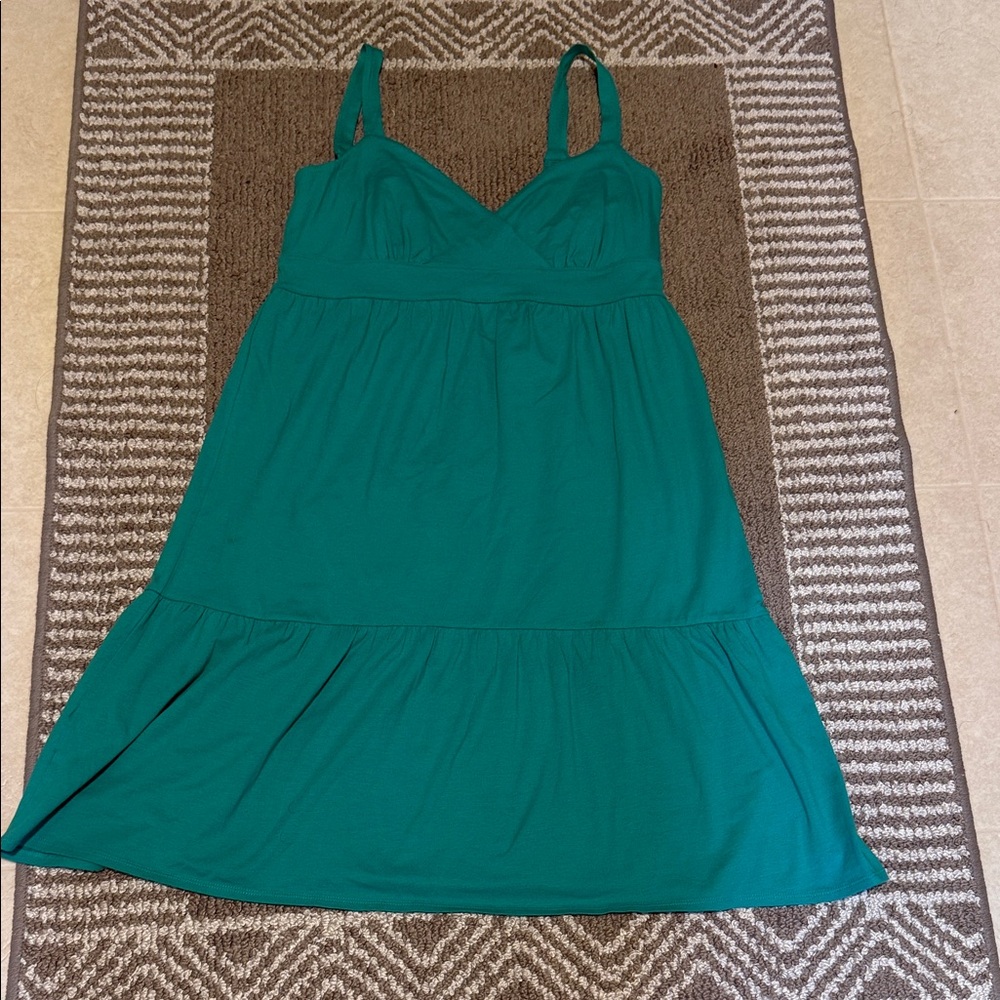 LOFT Teal Sleeveless dress